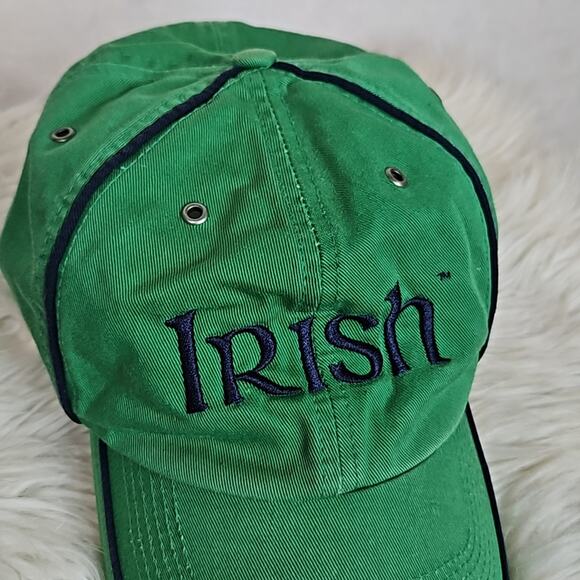 Adidas Notre Dame Fighting Irish Green Adjustable Cap - Picture 3 of 9